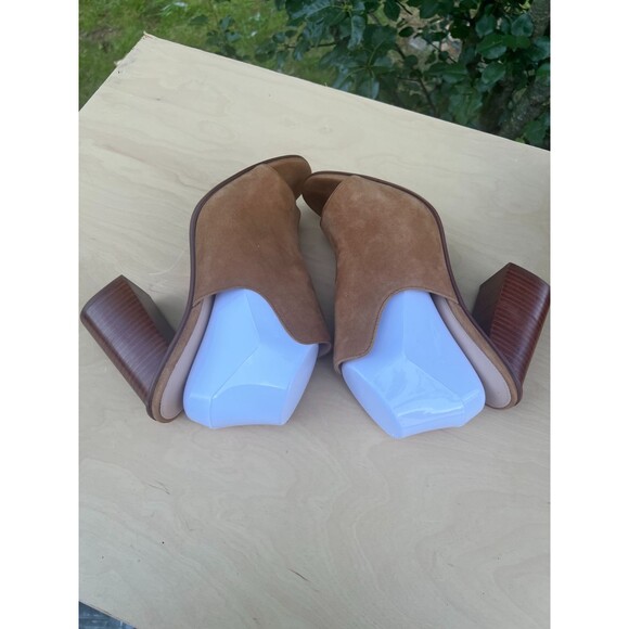 Aldo Legossa Brown Suede Leather Open Toe Mule Size US: 11 - EU: 42.5 - Picture 10 of 13